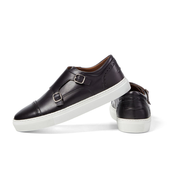 Discover the Sophistication of Molont's Brogue Monk Strap Sneaker