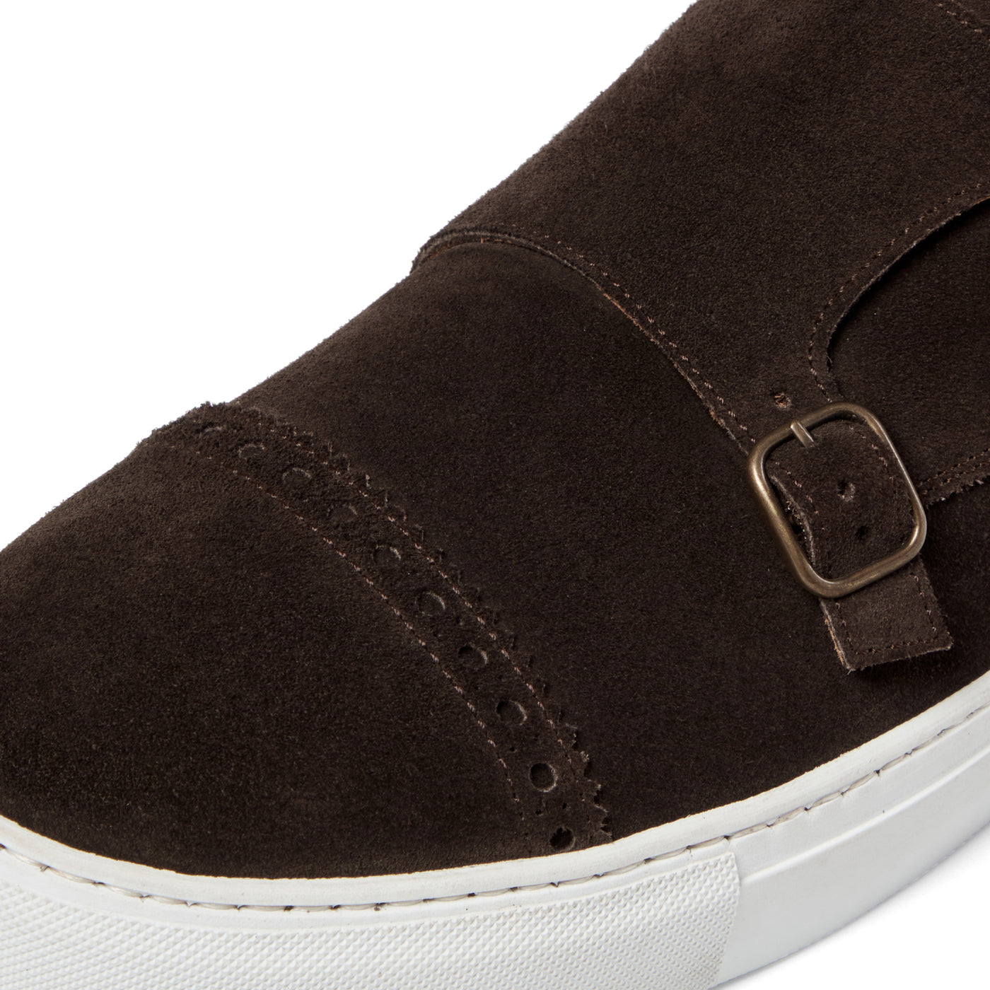 Men's Brogue Monk Strap Sneaker – Brown Leather | Molont UK – MOLONT